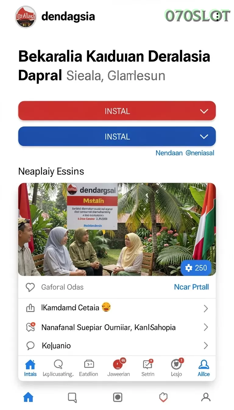 Cuplikan layar IDRGAME — menu navigasi