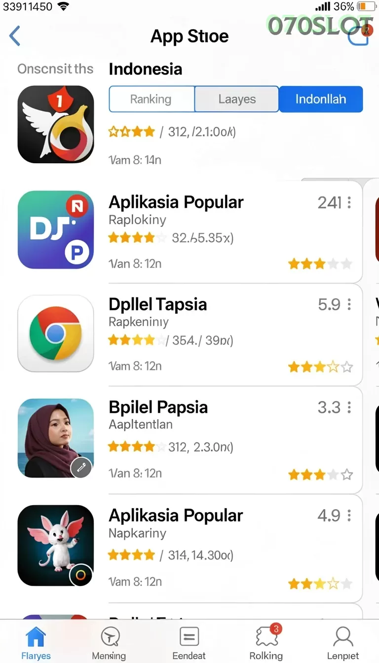 Cuplikan layar PROTOGEL — aktivitas