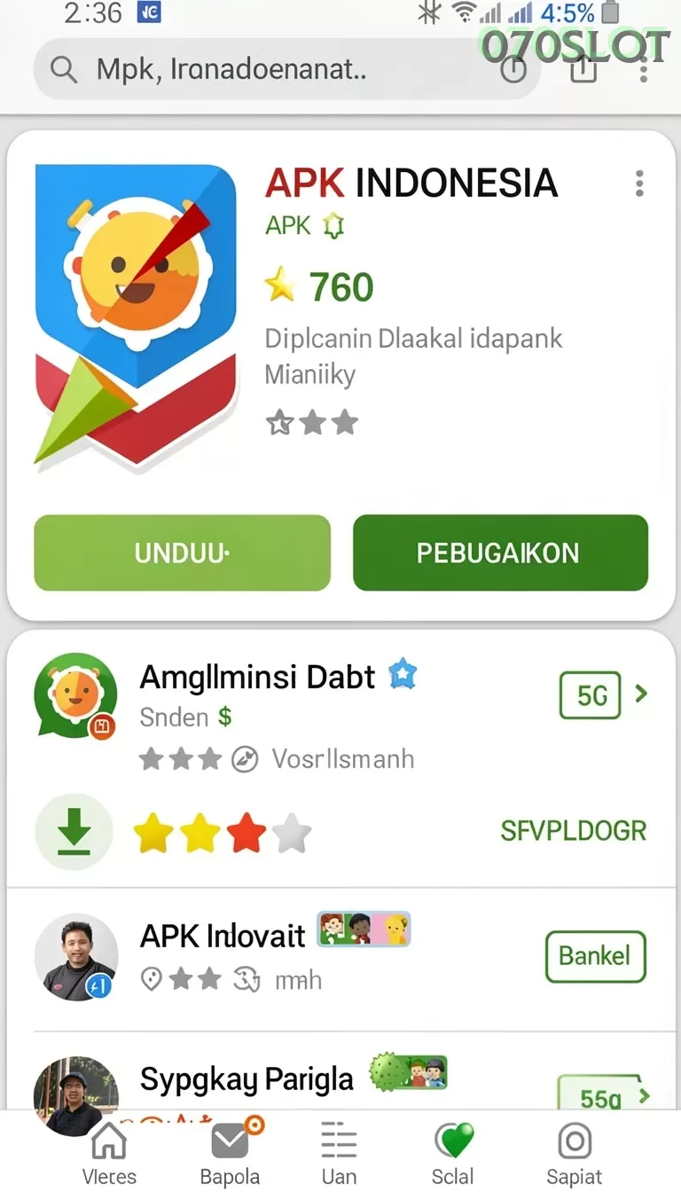 Cuplikan layar 116X — pengaturan akun