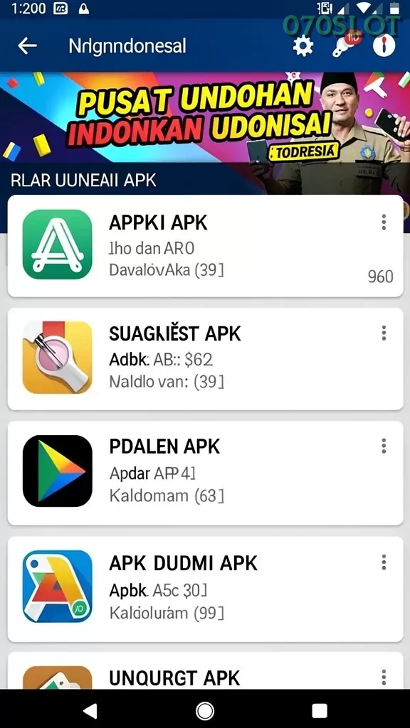 Cuplikan layar WDBOS — halaman utama